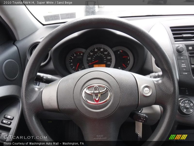 Super White / Sand Beige 2010 Toyota RAV4 I4