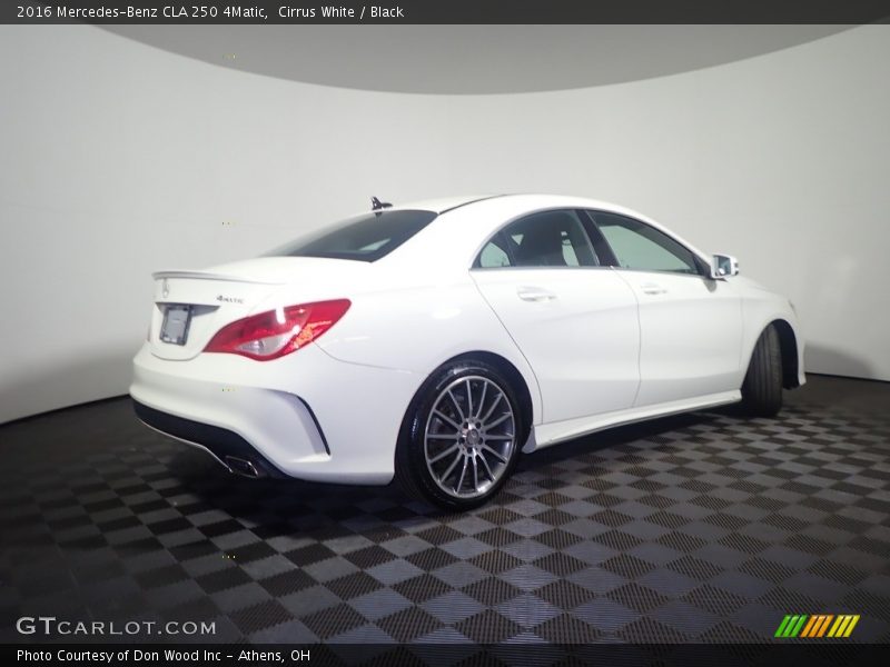 Cirrus White / Black 2016 Mercedes-Benz CLA 250 4Matic