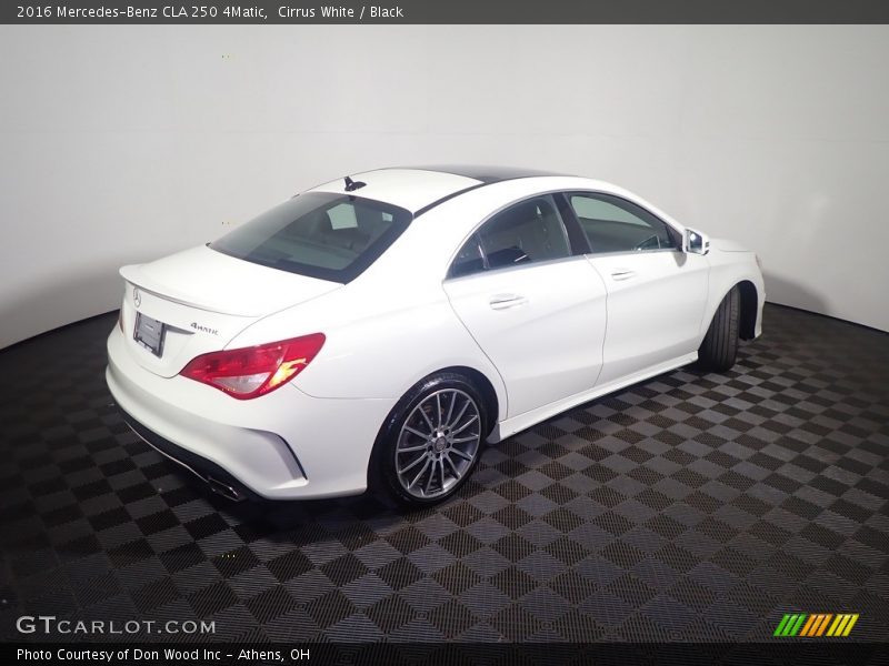 Cirrus White / Black 2016 Mercedes-Benz CLA 250 4Matic