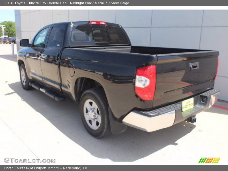 Midnight Black Metallic / Sand Beige 2018 Toyota Tundra SR5 Double Cab