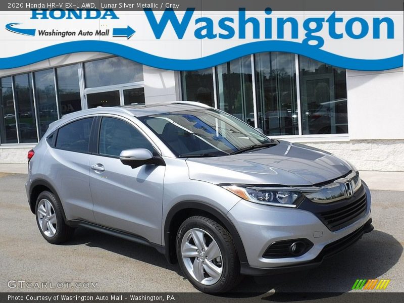 Lunar Silver Metallic / Gray 2020 Honda HR-V EX-L AWD
