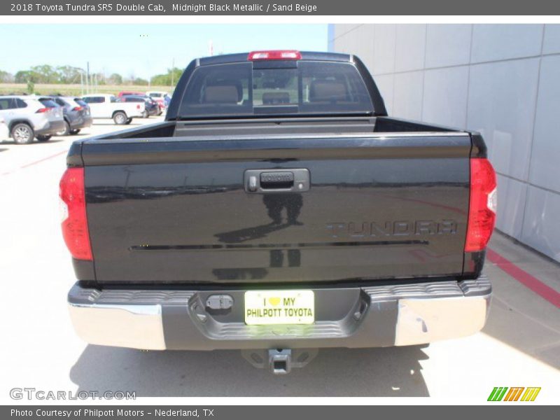 Midnight Black Metallic / Sand Beige 2018 Toyota Tundra SR5 Double Cab