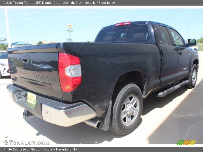 Midnight Black Metallic / Sand Beige 2018 Toyota Tundra SR5 Double Cab