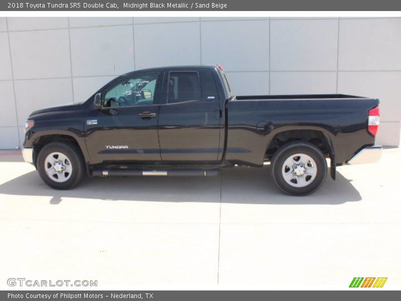 Midnight Black Metallic / Sand Beige 2018 Toyota Tundra SR5 Double Cab