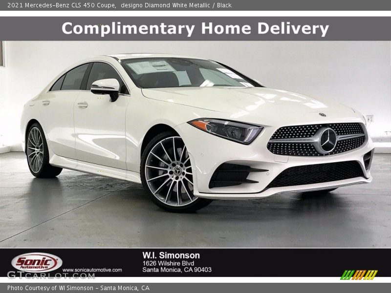 designo Diamond White Metallic / Black 2021 Mercedes-Benz CLS 450 Coupe