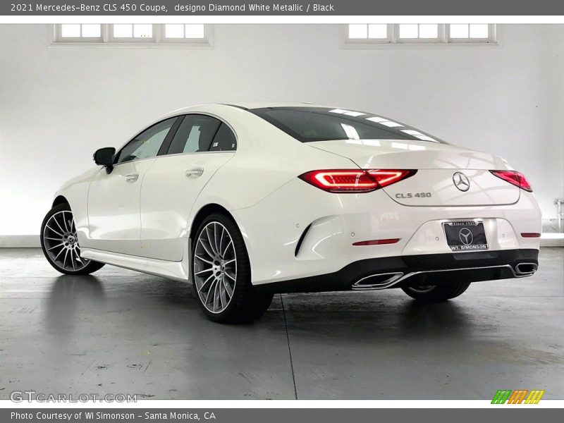 designo Diamond White Metallic / Black 2021 Mercedes-Benz CLS 450 Coupe