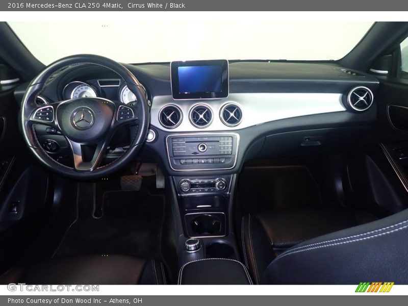 Cirrus White / Black 2016 Mercedes-Benz CLA 250 4Matic