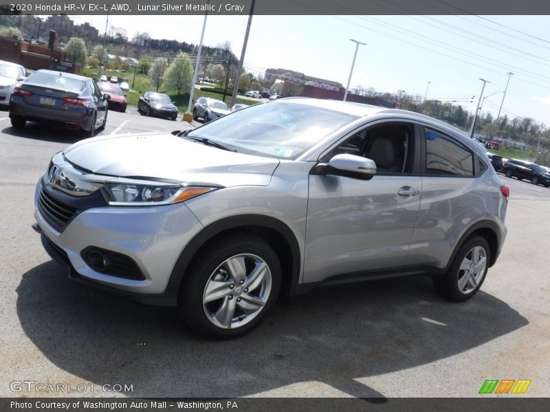 Lunar Silver Metallic / Gray 2020 Honda HR-V EX-L AWD