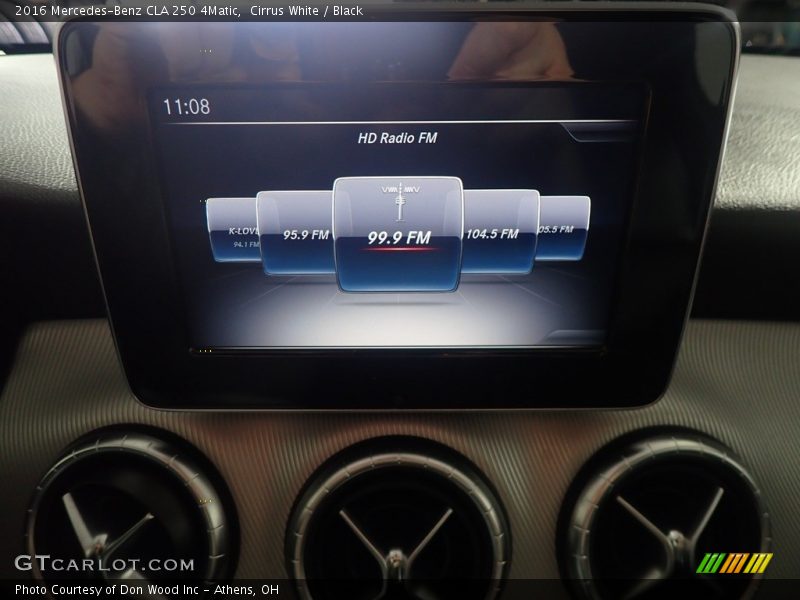 Cirrus White / Black 2016 Mercedes-Benz CLA 250 4Matic