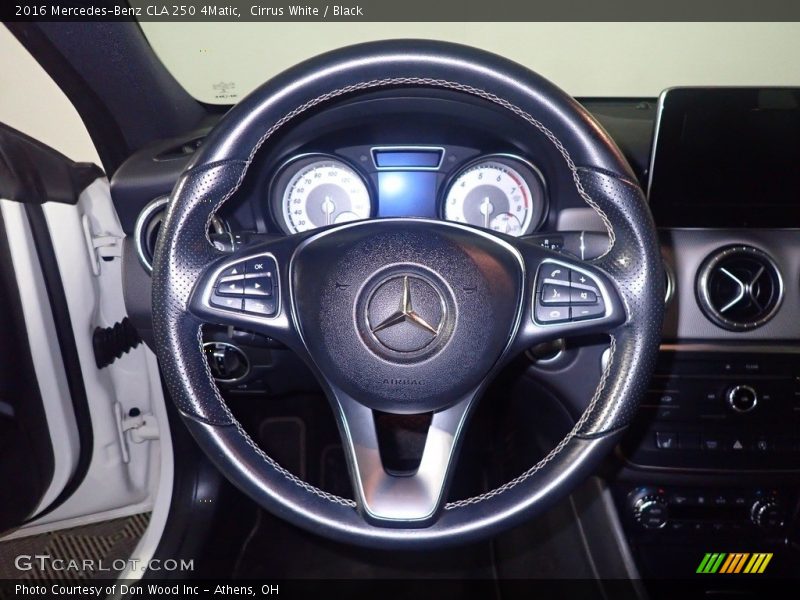 Cirrus White / Black 2016 Mercedes-Benz CLA 250 4Matic