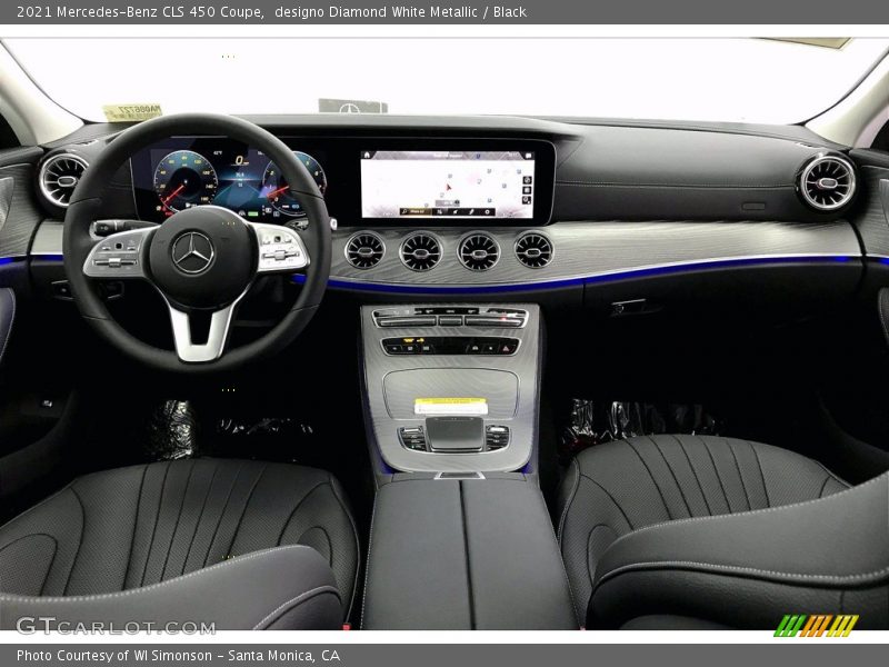 designo Diamond White Metallic / Black 2021 Mercedes-Benz CLS 450 Coupe