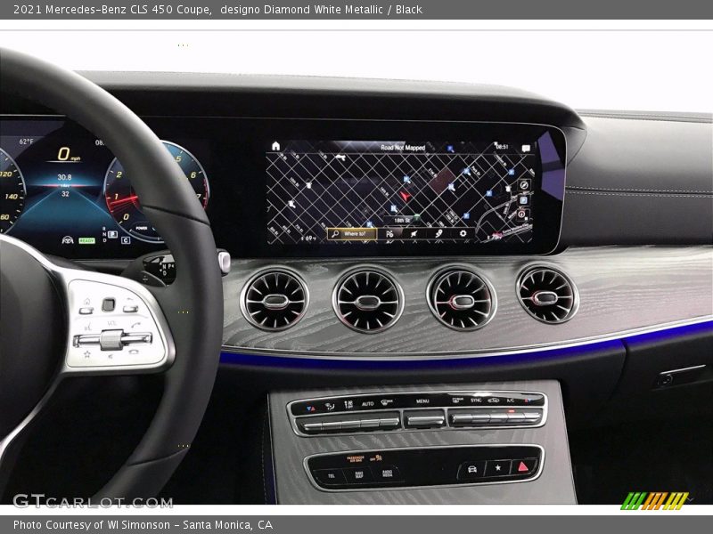 designo Diamond White Metallic / Black 2021 Mercedes-Benz CLS 450 Coupe