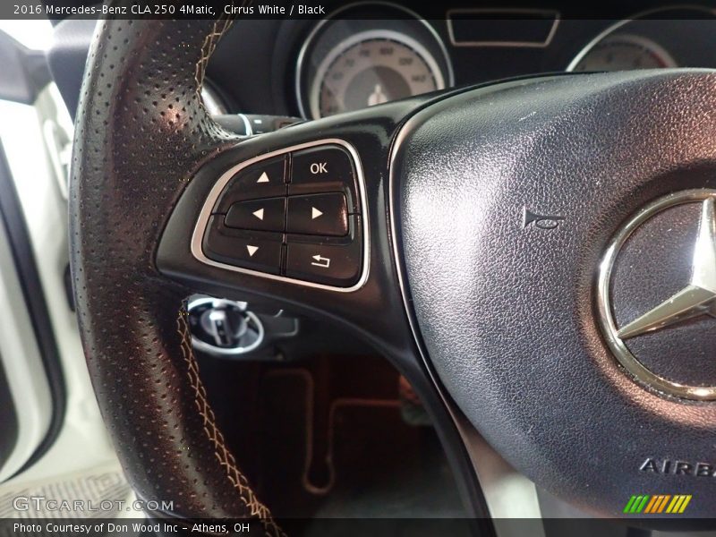 Cirrus White / Black 2016 Mercedes-Benz CLA 250 4Matic