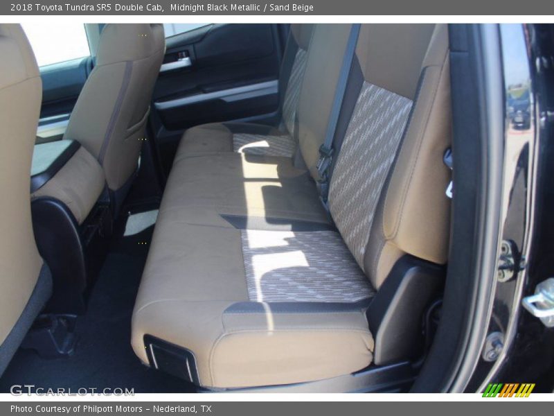 Midnight Black Metallic / Sand Beige 2018 Toyota Tundra SR5 Double Cab