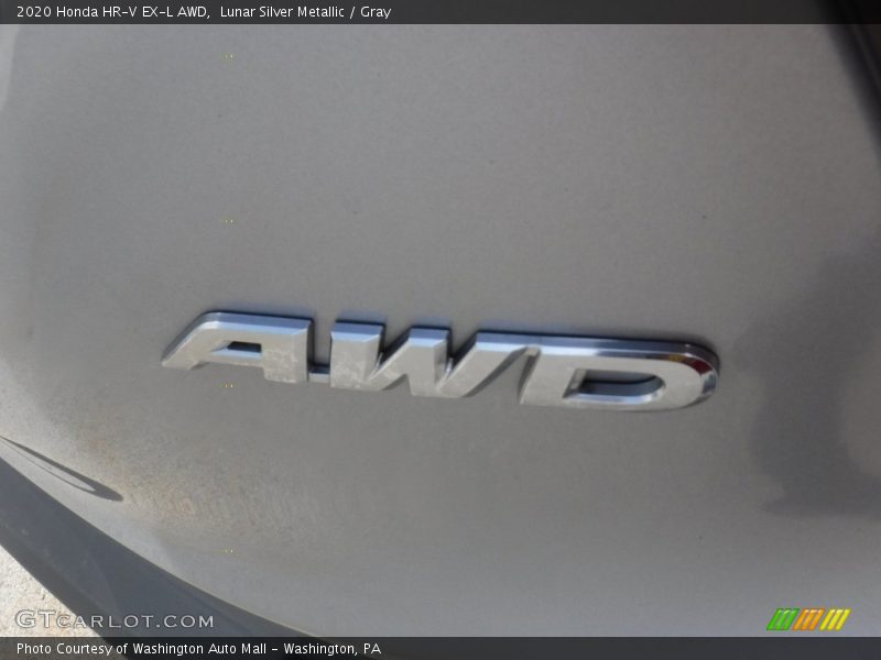 Lunar Silver Metallic / Gray 2020 Honda HR-V EX-L AWD