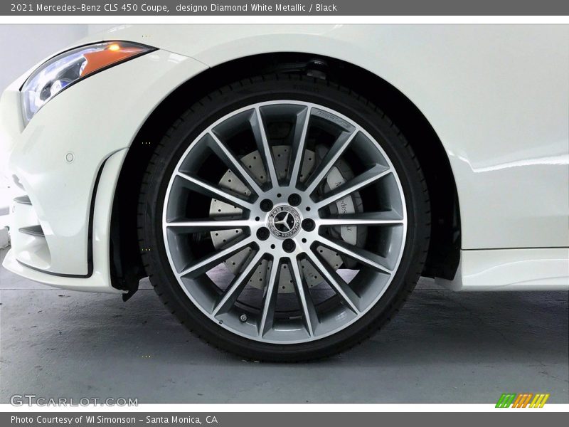 designo Diamond White Metallic / Black 2021 Mercedes-Benz CLS 450 Coupe