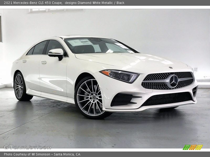 designo Diamond White Metallic / Black 2021 Mercedes-Benz CLS 450 Coupe