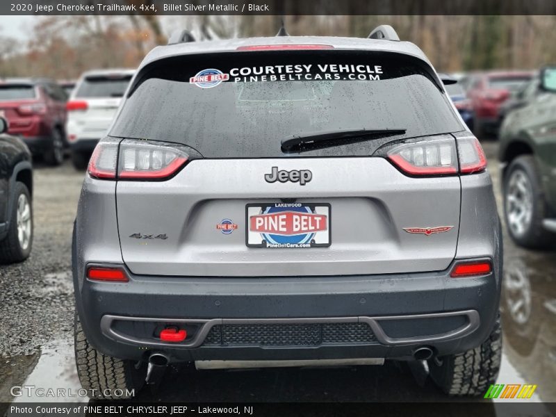 Billet Silver Metallic / Black 2020 Jeep Cherokee Trailhawk 4x4