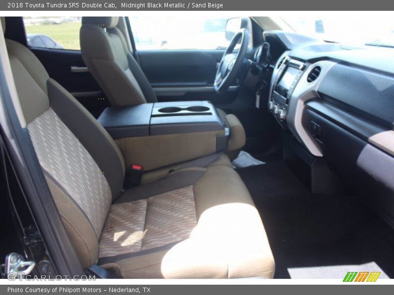 Midnight Black Metallic / Sand Beige 2018 Toyota Tundra SR5 Double Cab
