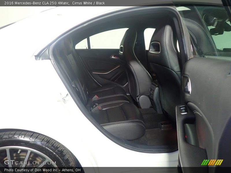 Cirrus White / Black 2016 Mercedes-Benz CLA 250 4Matic