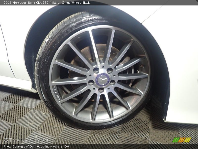 Cirrus White / Black 2016 Mercedes-Benz CLA 250 4Matic
