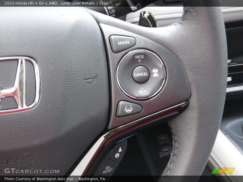 Lunar Silver Metallic / Gray 2020 Honda HR-V EX-L AWD