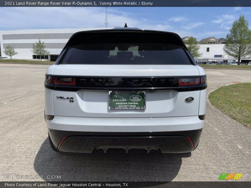 Yulong White Metallic / Ebony 2021 Land Rover Range Rover Velar R-Dynamic S
