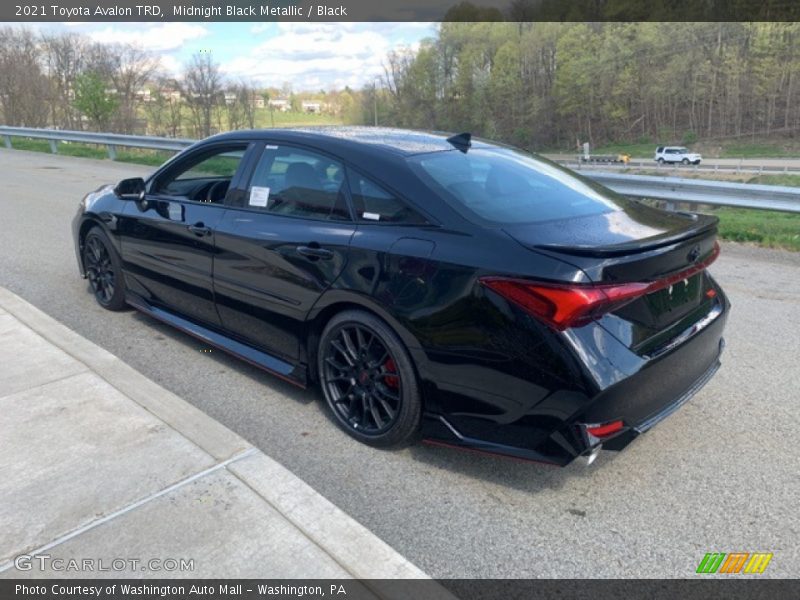 Midnight Black Metallic / Black 2021 Toyota Avalon TRD