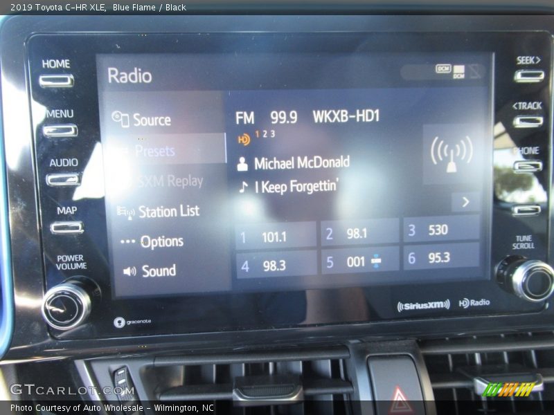 Blue Flame / Black 2019 Toyota C-HR XLE