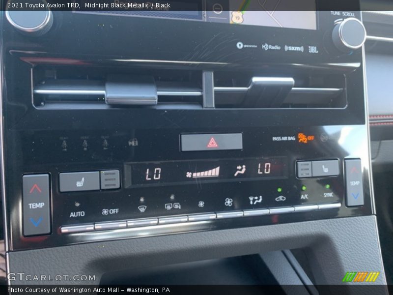 Midnight Black Metallic / Black 2021 Toyota Avalon TRD