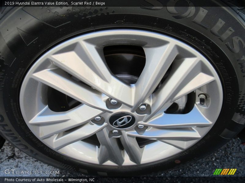 Scarlet Red / Beige 2019 Hyundai Elantra Value Edition