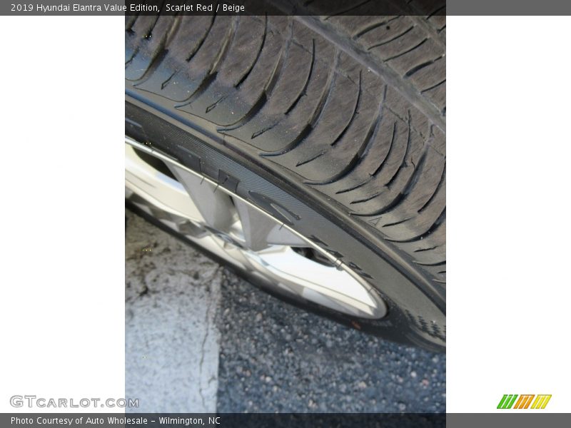 Scarlet Red / Beige 2019 Hyundai Elantra Value Edition