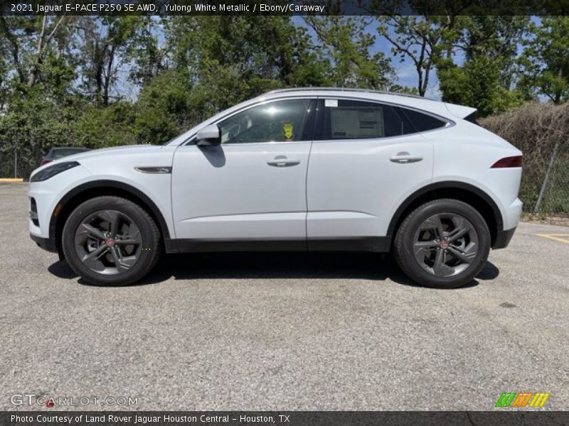 Yulong White Metallic / Ebony/Caraway 2021 Jaguar E-PACE P250 SE AWD