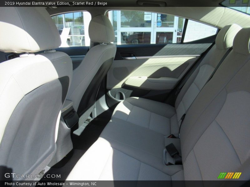 Scarlet Red / Beige 2019 Hyundai Elantra Value Edition