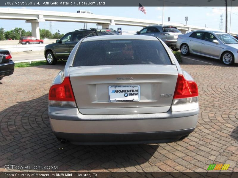 Ash Gold Metallic / Beige/Light Sand 2002 Volvo S60 2.4