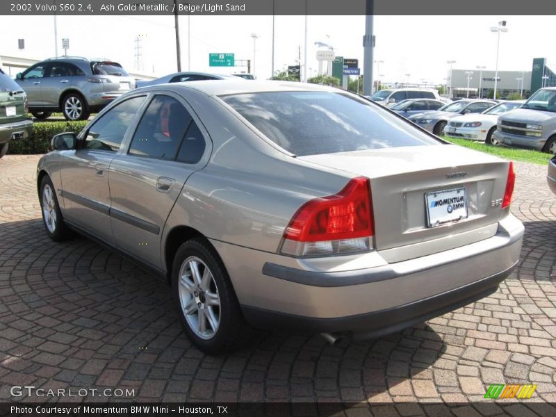 Ash Gold Metallic / Beige/Light Sand 2002 Volvo S60 2.4