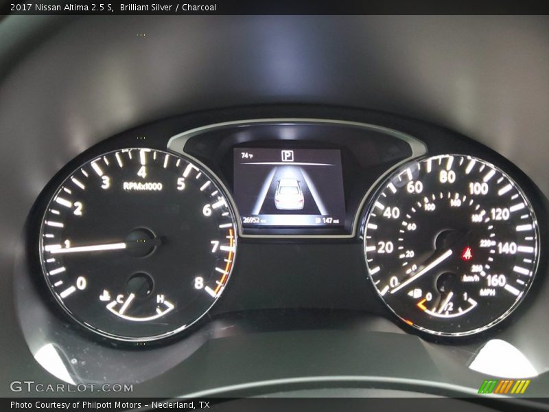 Brilliant Silver / Charcoal 2017 Nissan Altima 2.5 S