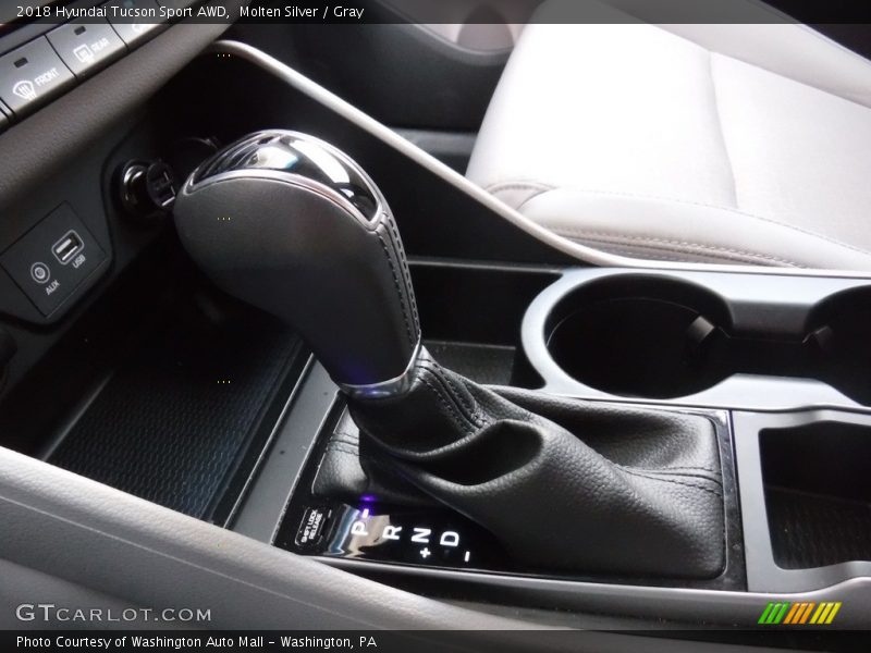Molten Silver / Gray 2018 Hyundai Tucson Sport AWD