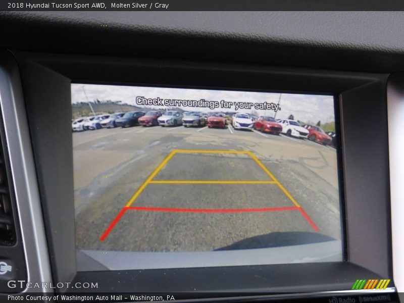 Molten Silver / Gray 2018 Hyundai Tucson Sport AWD