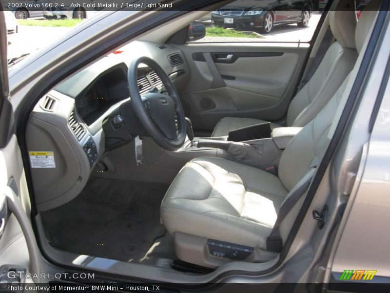 Ash Gold Metallic / Beige/Light Sand 2002 Volvo S60 2.4