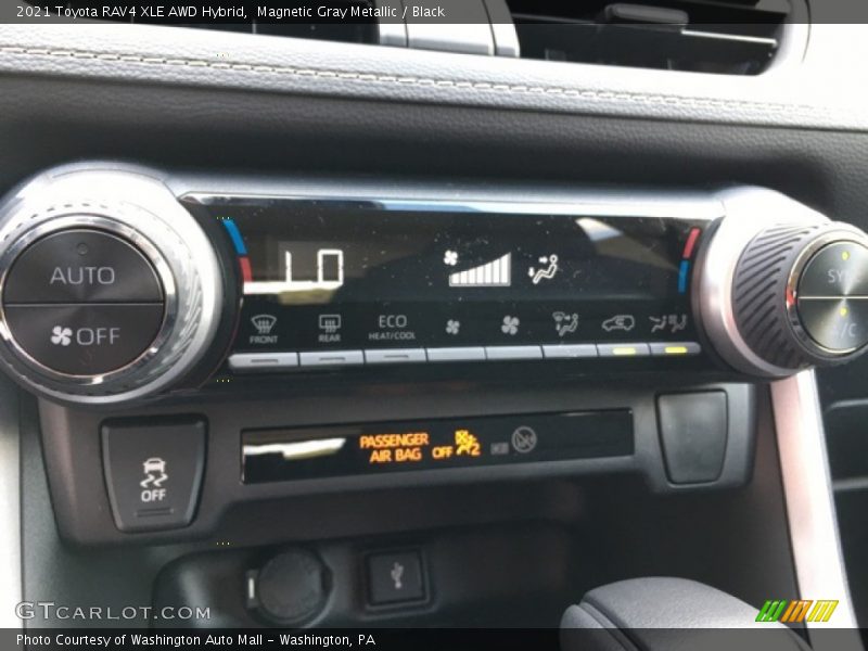 Magnetic Gray Metallic / Black 2021 Toyota RAV4 XLE AWD Hybrid