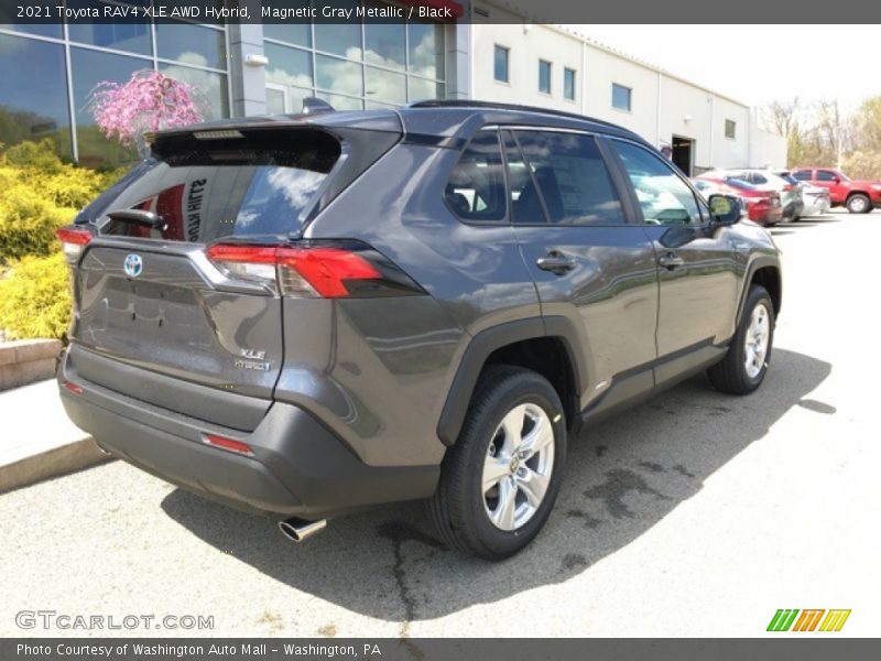 Magnetic Gray Metallic / Black 2021 Toyota RAV4 XLE AWD Hybrid