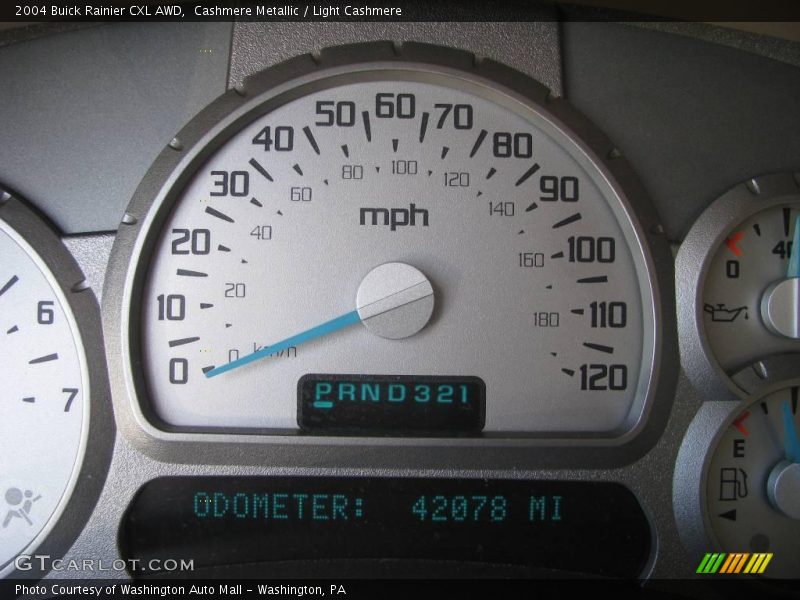 Cashmere Metallic / Light Cashmere 2004 Buick Rainier CXL AWD
