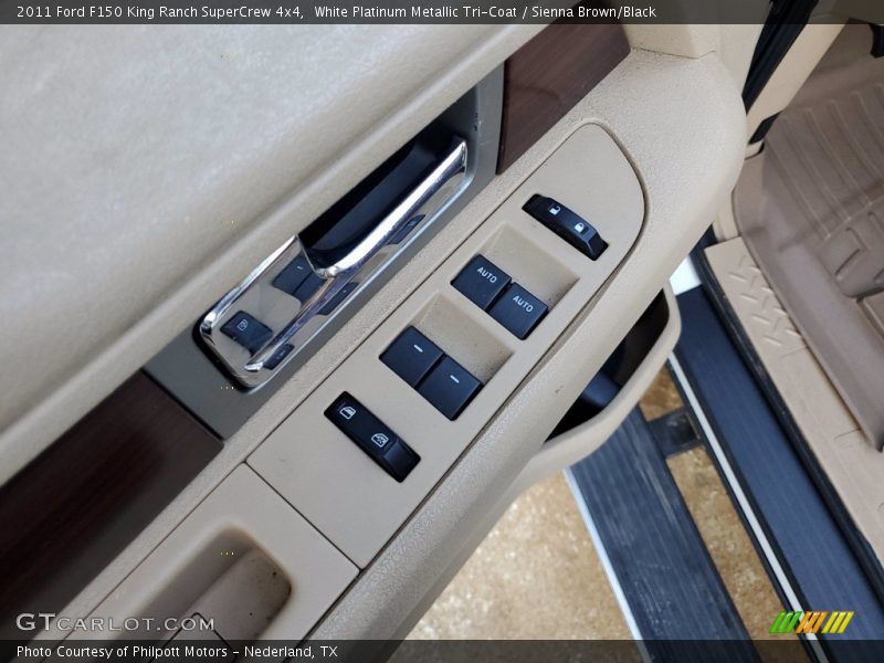 White Platinum Metallic Tri-Coat / Sienna Brown/Black 2011 Ford F150 King Ranch SuperCrew 4x4