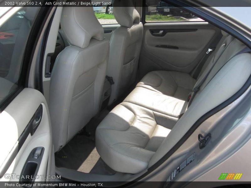 Ash Gold Metallic / Beige/Light Sand 2002 Volvo S60 2.4