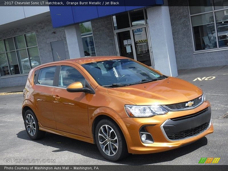 Orange Burst Metallic / Jet Black 2017 Chevrolet Sonic LT Hatchback