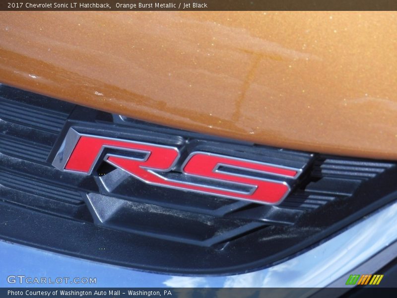 Orange Burst Metallic / Jet Black 2017 Chevrolet Sonic LT Hatchback