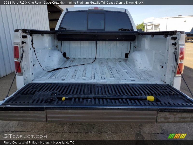 White Platinum Metallic Tri-Coat / Sienna Brown/Black 2011 Ford F150 King Ranch SuperCrew 4x4