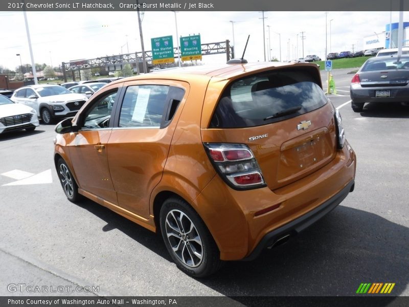 Orange Burst Metallic / Jet Black 2017 Chevrolet Sonic LT Hatchback
