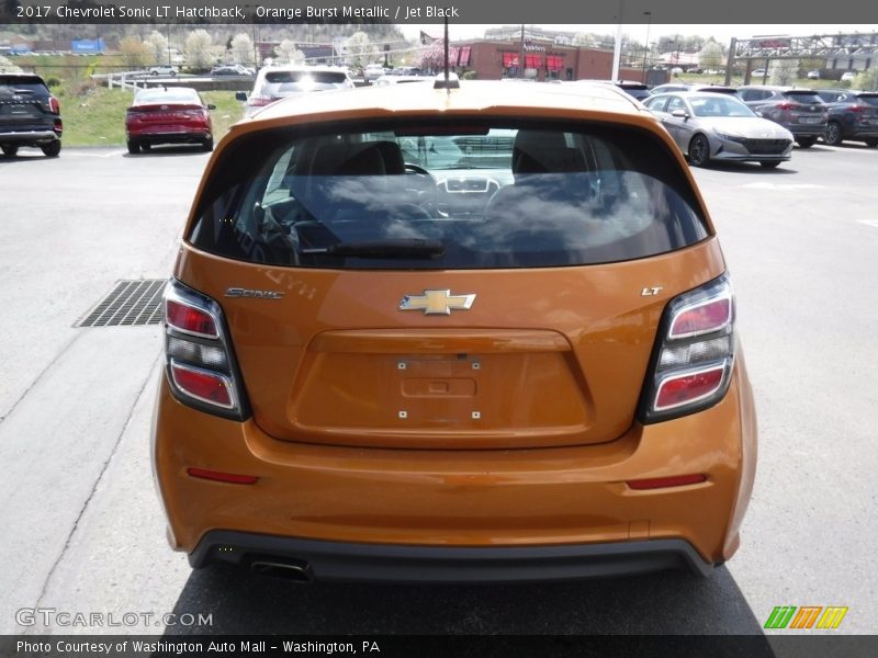 Orange Burst Metallic / Jet Black 2017 Chevrolet Sonic LT Hatchback